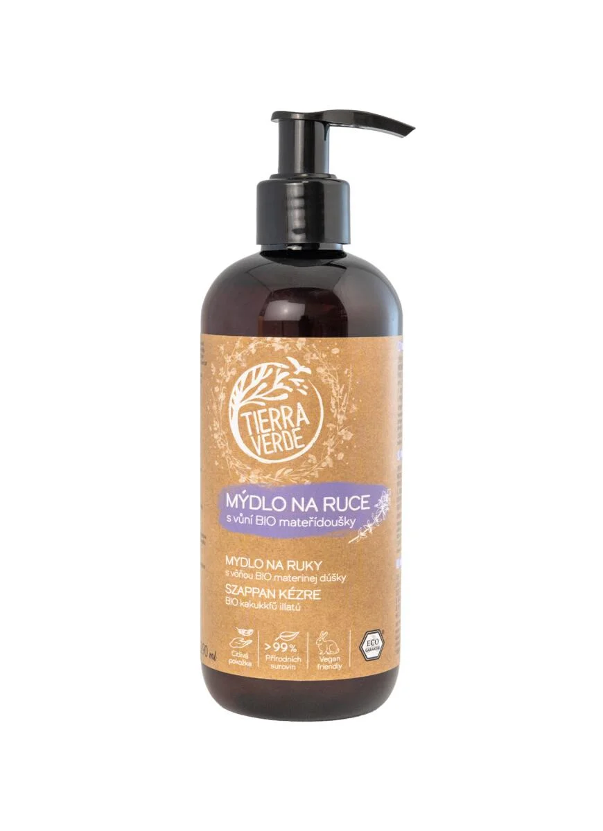 Tierra Verde Sabonete líquido para as mãos - BIO Tomilho-serpilho 100 ml - com tanchagem bio checa