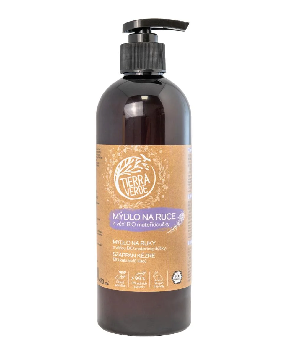 Tierra Verde Sabonete líquido para as mãos - BIO Tomilho-serpilho 100 ml - com tanchagem bio checa