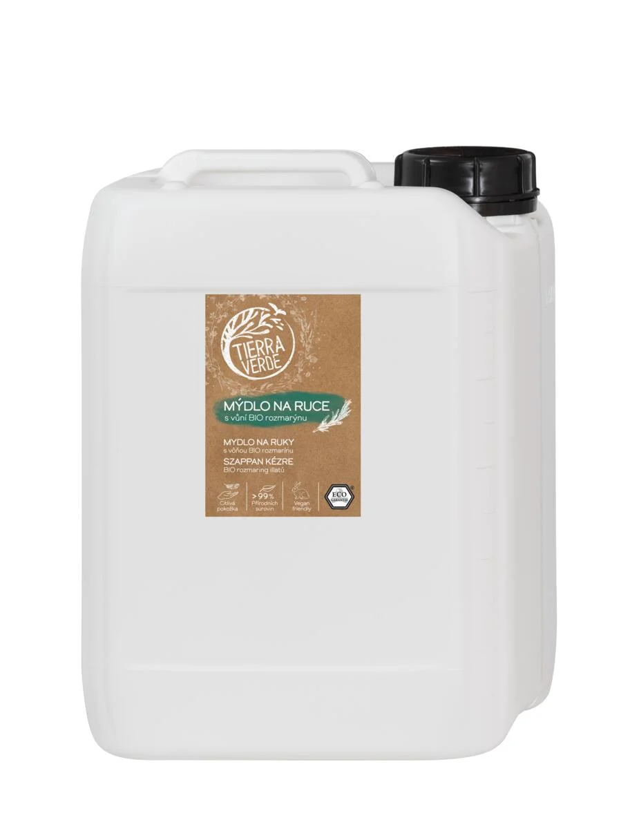 Tierra Verde Sabonete líquido para as mãos - BIO Alecrim 100 ml - com tanchagem biológica checa