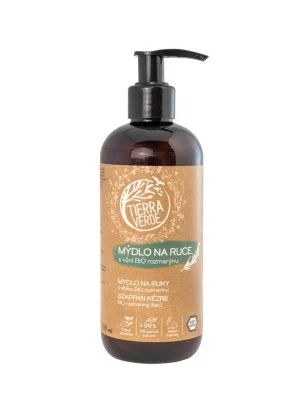 Tierra Verde Sabonete líquido para as mãos - BIO Alecrim 290 ml - com tanchagem orgânica checa