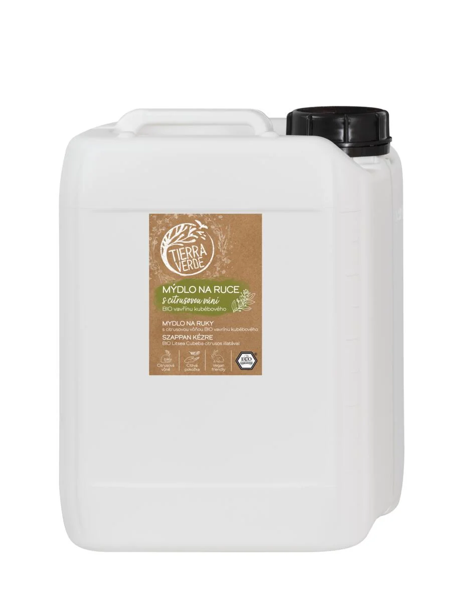 Tierra Verde Sabonete líquido para as mãos - BIO Louro 100 ml - com tanchagem biológica checa