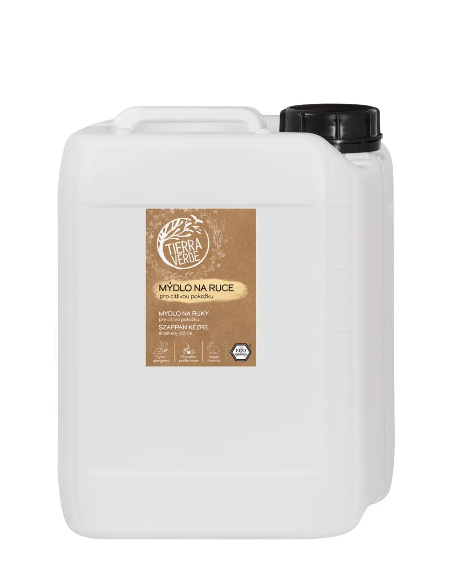 Tierra Verde Sabonete líquido para as mãos - pele sensível 290 ml - com tanchagem biológica checa