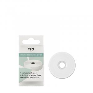 FLOSS Fio Dentário - enchimento de substituição - com menta e óleo de coco orgânico