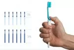 TIO Escova de dentes (média) - cinza calhau - feita de plantas