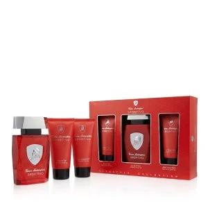 Tonino Lamborghini Sportivo eau de toilette 125 ml + bálsamo pós-barba 100 ml + gel de duche para homens