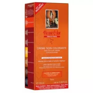 Henné Color Penso de cabelo colorido com alta protecção e cuidado Premium 100ml Cobre