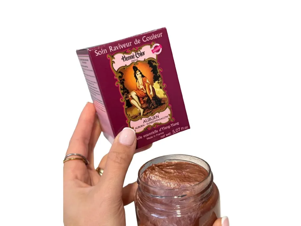 Henné Color Máscara Capilar Nutritiva Colorida 150ml Bordeaux