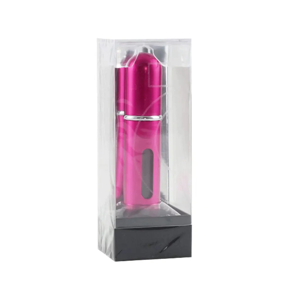 Classic pulverizador de perfume recarregável Hot Pink 5 ml 5 ml rosa choque