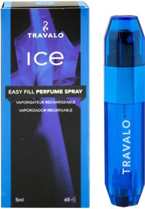 Travalo Perfume Pod Ice pulverizador recarregável de perfumes Blue 5 ml