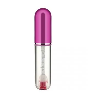 Perfume Pod Pure pulverizador recarregável de perfume Hot Pink 5 ml 5 ml rosa choque