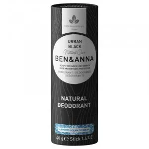 Ben & Anna Desodorizante sólido (40 g) - Preto Urbano