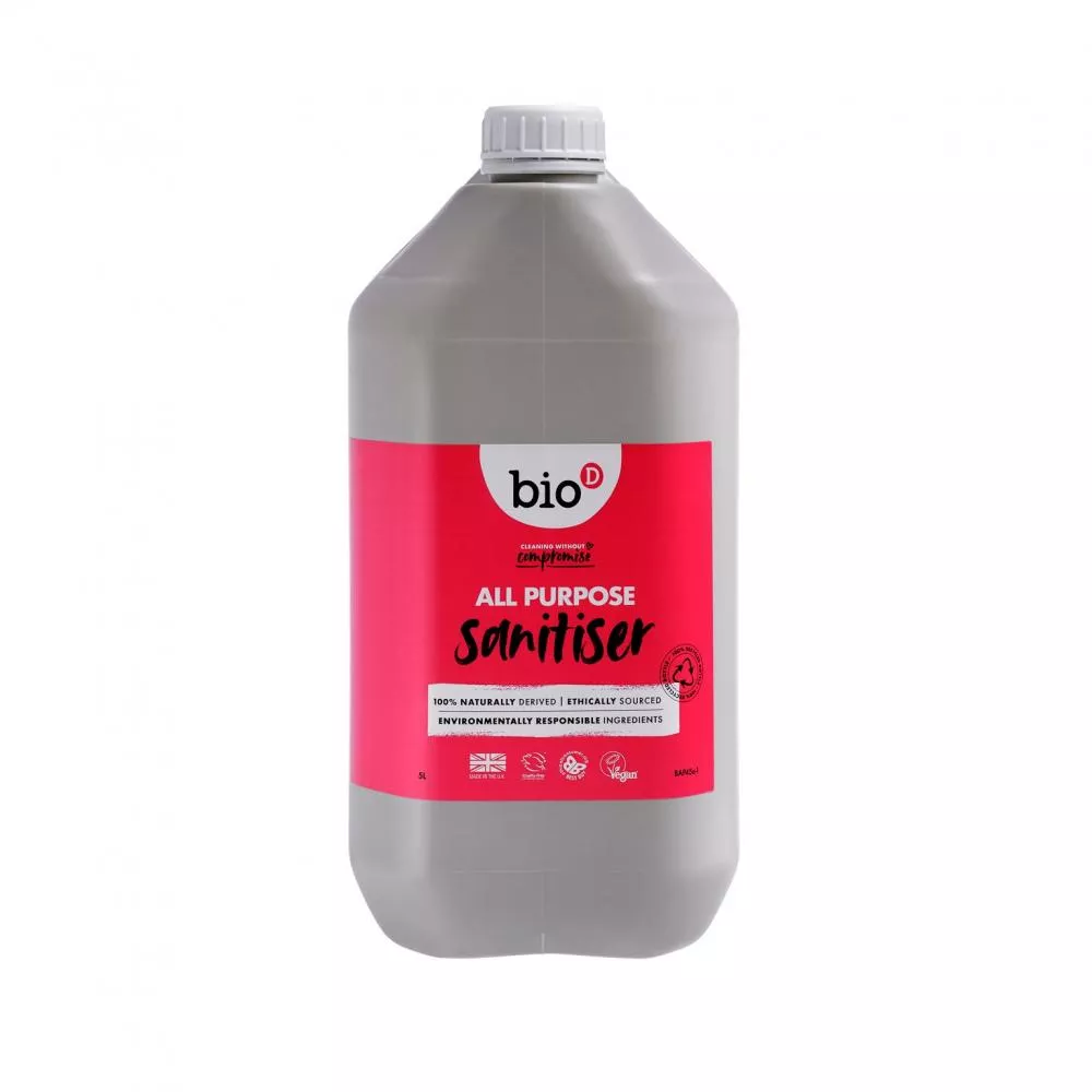 Bio-D Produto de limpeza universal com desinfectante com óleo de laranja - lata (5 L)