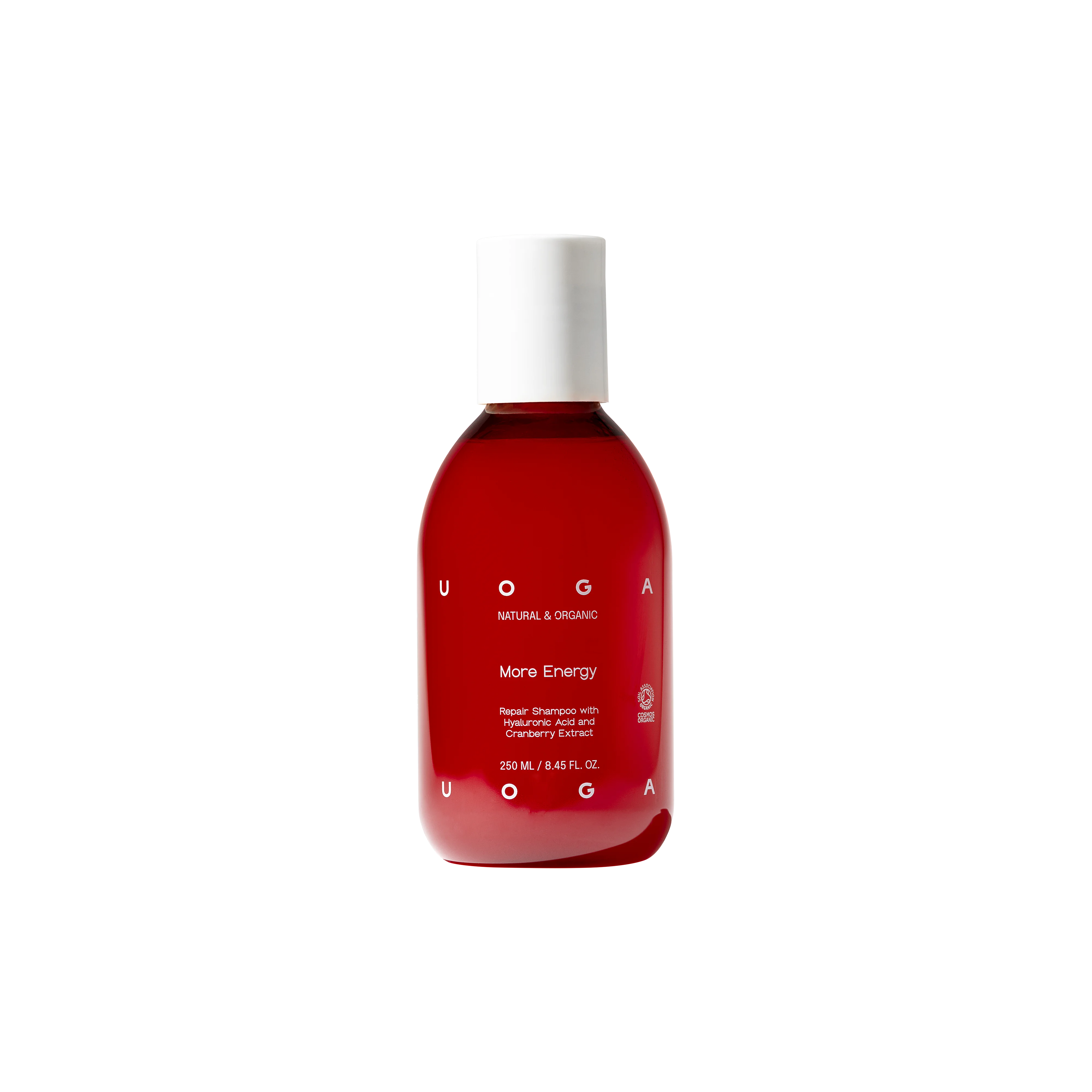 Uoga Uoga Champô para regeneração capilar profunda More Energy BIO (250 ml) - ajuda para cabelos secos e danificados