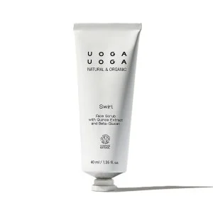 Uoga Uoga Esfoliante facial suave Swirl com extrato de marmelo (40 ml) - também adequado para pele sensível
