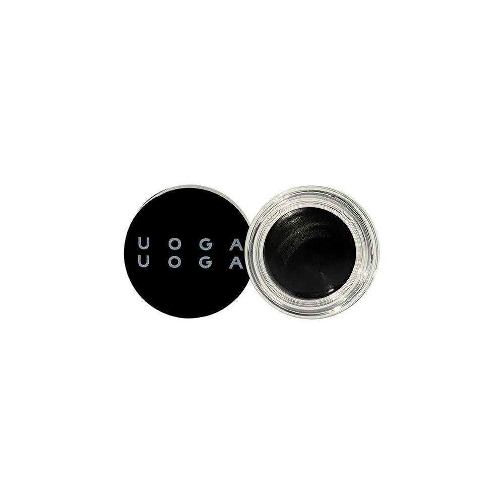 Uoga Uoga Delineador em creme (2,5 ml) - Black Drama - Preto - para maquilhagem de dia e de noite