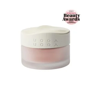 Uoga Uoga Blush mineral solto com âmbar (5 g) 6405 Coral Charm - realce natural das bochechas em 3 tonalidades