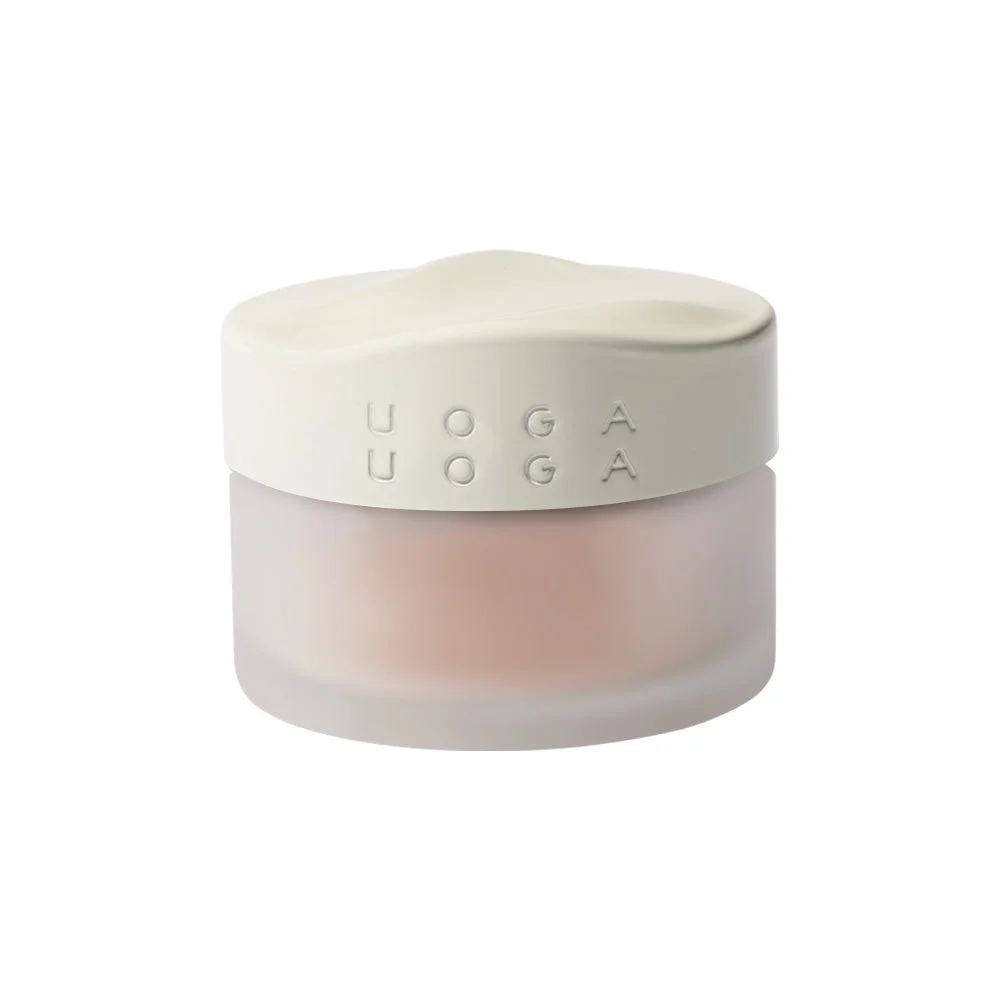 Uoga Uoga Blush mineral solto com âmbar (5 g) 6405 Coral Charm - realce natural das bochechas em 3 tonalidades