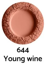 Uoga Uoga Blush mineral solto com âmbar (5 g) 6435 Peachy - realce natural das maçãs do rosto em 3 tonalidades