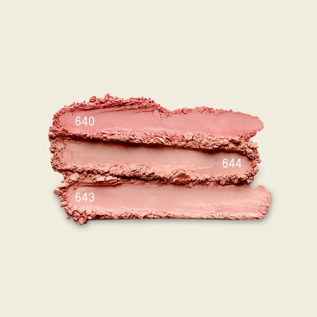Uoga Uoga Blush mineral solto com âmbar (5 g) 6435 Peachy - realce natural das maçãs do rosto em 3 tonalidades