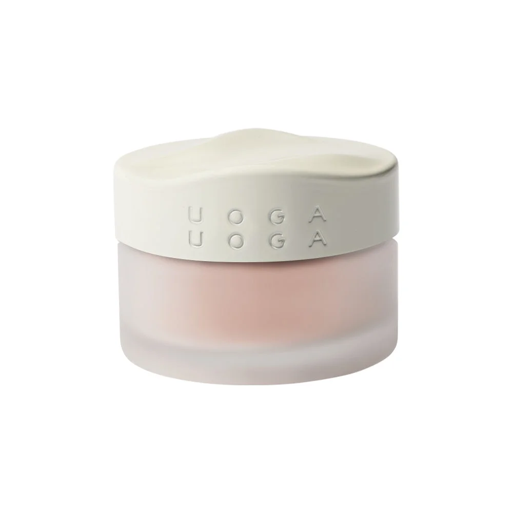 Uoga Uoga Blush mineral solto com âmbar (5 g) 6445 Young Wine - realce natural das maçãs do rosto em 3 tonalidades