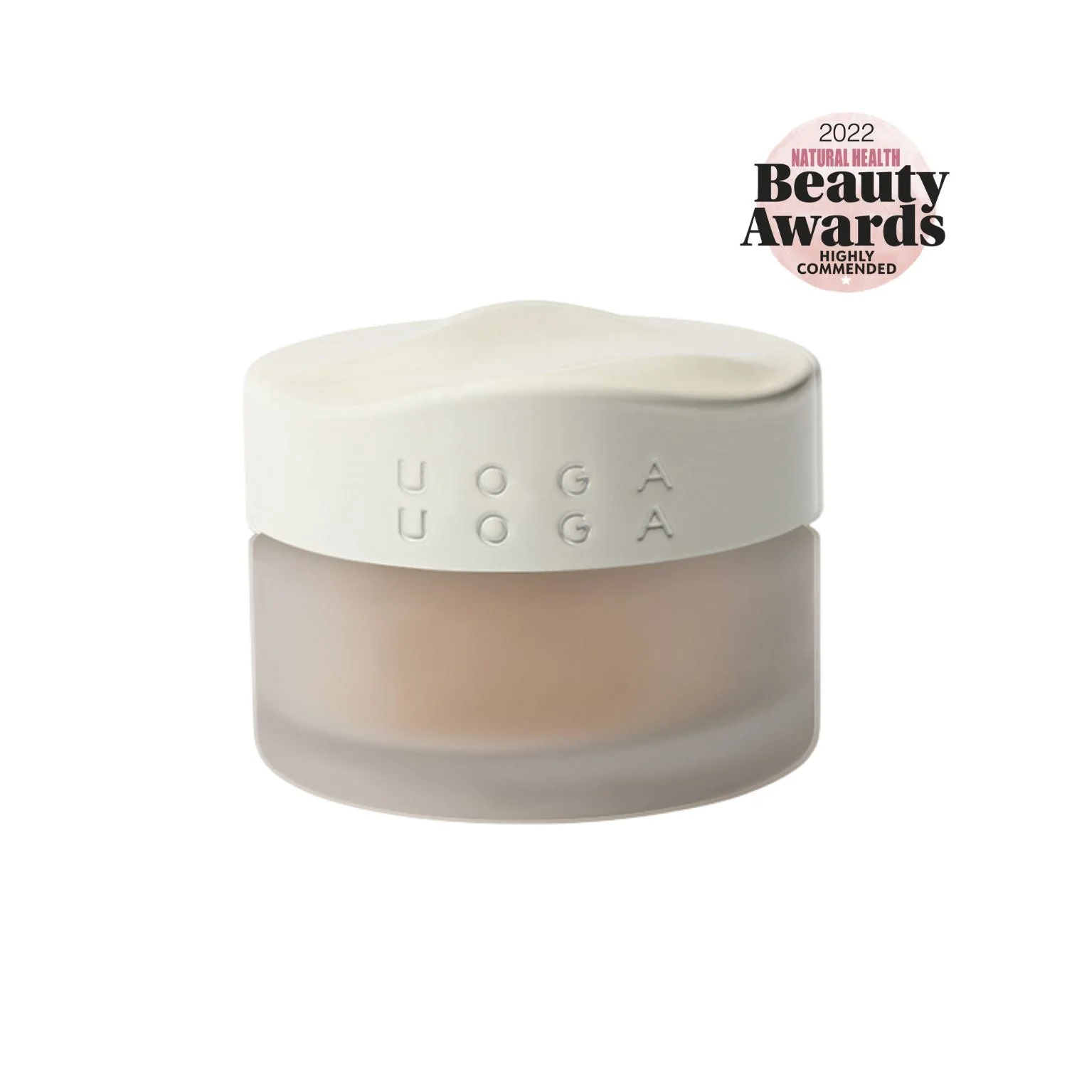 Uoga Uoga Base mineral em pó com âmbar (10 g) 634 Linden Honey - leve, natural, FPS 15