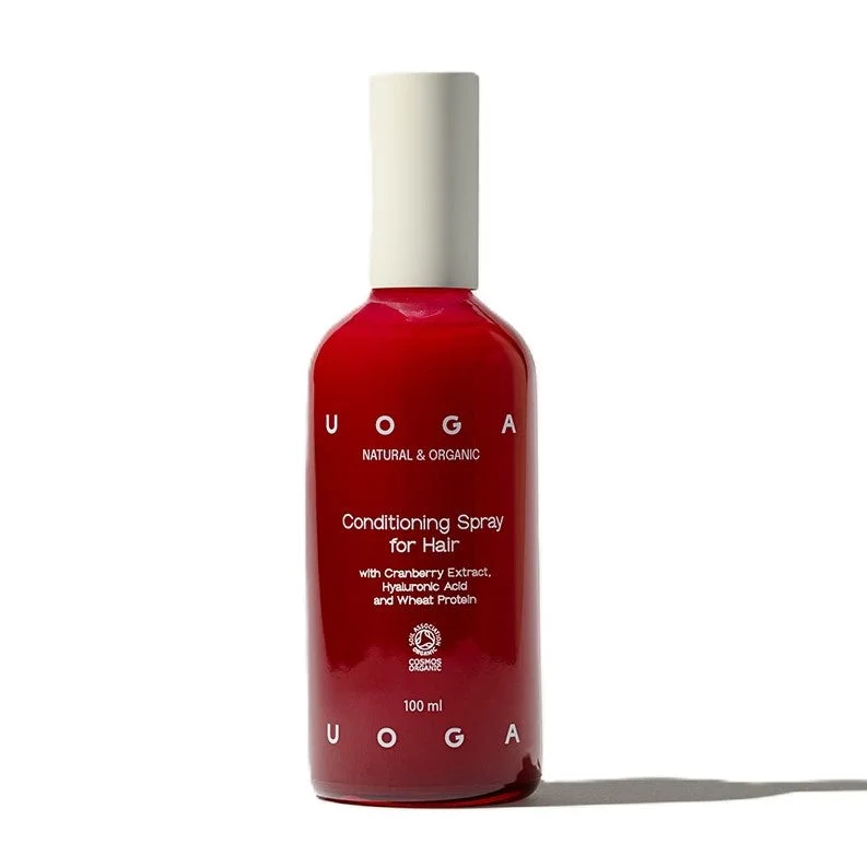 Uoga Uoga Condicionador regenerador em spray com oxicoco e proteína BIO (100 ml) - para facilitar o desembaraçar e dar brilho ao cabelo
