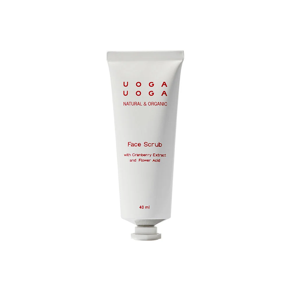 Uoga Uoga Esfoliante facial regenerador com arandos (40 ml) - para uma pele mais lisa e luminosa