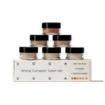 Uoga Uoga Kit de amostras de base mineral (6 x 0,7 g) Light - 5 bases + 1 blush de acordo com o tom de pele