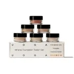 Uoga Uoga Kit de amostras de Base Mineral (6 x 0,7 g) Tan - 5 bases + 1 blush de acordo com o tom de pele