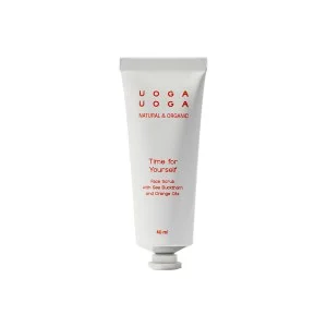 Uoga Uoga Esfoliante facial nutritivo Time for Yourself com espinheiro-marítimo (40 ml) - com óleo de laranja-doce