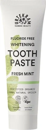 Urtekram Pasta dentífrica branqueadora com menta BIO (75 ml) - com sabor fresco a menta