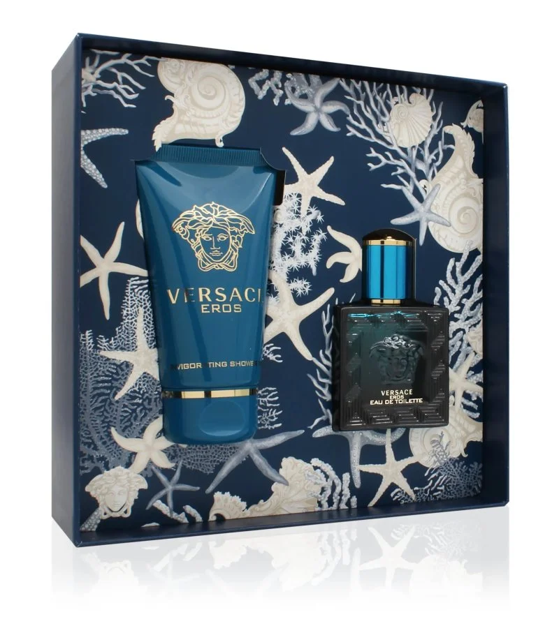Eros conjunto de presente 30 ml + gel de banho eau de toilette para homem