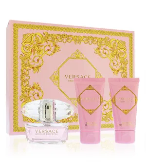 Conjunto de presente Versace Bright Crystal para mulheres