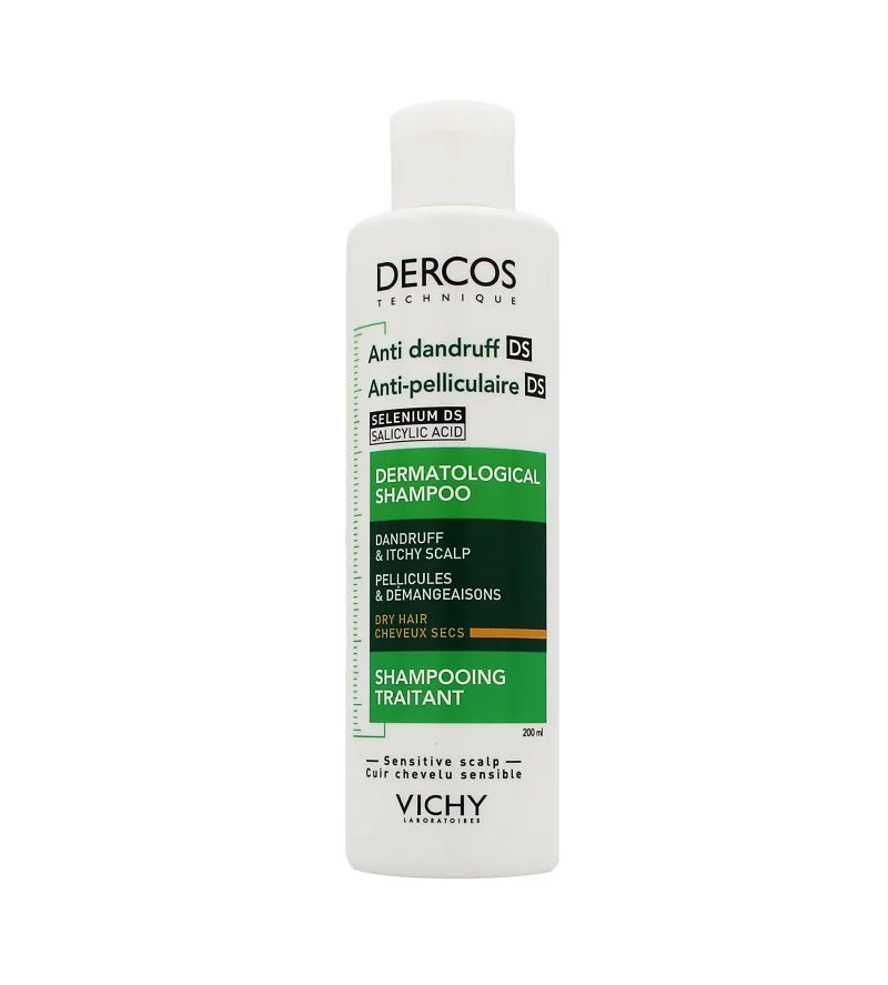 Dercos Anticaspa champô para cabelos secos 200 ml