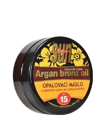 SUN Argan Bronz Oil manteiga solar com óleo de argão bio SPF 15 200 ml