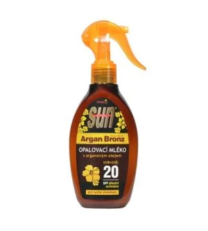 Vivaco Sun Argan Bronz leite solar com óleo de argão SPF 20