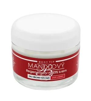 Vivaco Body Tip creme de noite facial com óleo de amêndoas