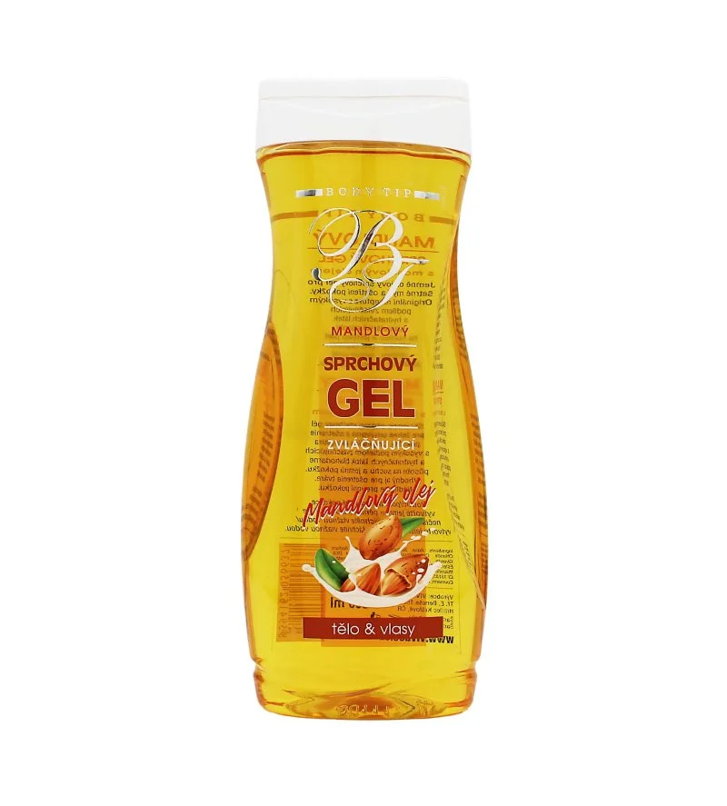 Body Tip Gel de banho suavizante com óleo de amêndoas 300 ml