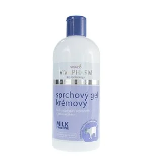 VivaPharm Goats Milk gel de banho com leite de cabra para mulheres