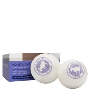 VivaPharm Bomba de banho de cabra com leite de cabra 2 x 75 g