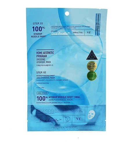 Hydrop Reedle Shot 100hL 2-Step Mask máscara hidratante bifásica com sérum de microagulhas 33g+1,5g
