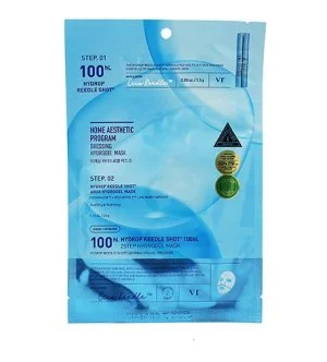VT Cosmetics Hydrop Reedle Shot 100hL 2-Step Mask máscara hidratante bifásica com sérum de microagulhas 33g+1,5g