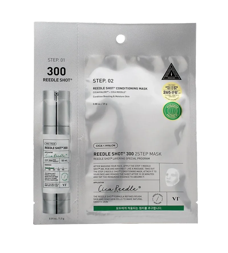 Reedle Shot 300 2 Step Mask máscara facial refirmante em tecido 1,5+25 g