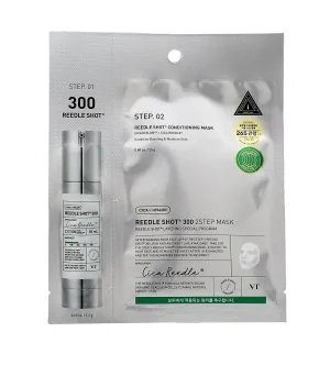 VT Cosmetics Reedle Shot 300 2 Step Mask máscara facial refirmante em tecido 1,5+25 g
