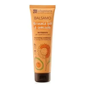laSaponaria Amaciador nutritivo com girassol e abacate para cabelos secos e danificados - 150 ml