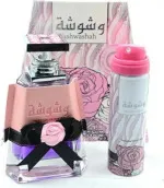 Washwashah 100 ml + DEO em spray água de perfume para mulheres 75 ml