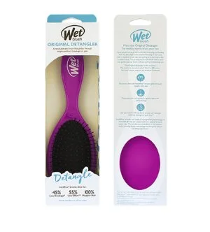 Wet Brush Original Detangler escova de cabelo roxa
