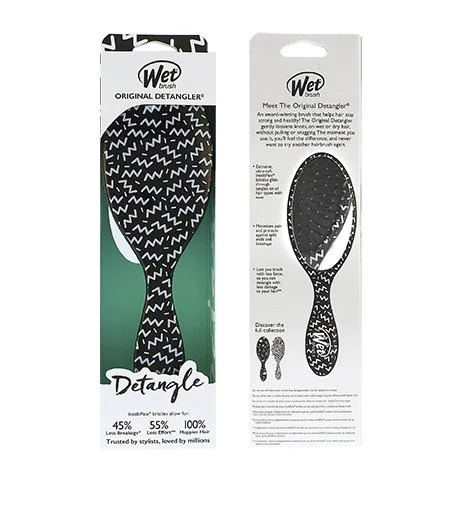 Original Detangler Hipster escova para o cabelo Squiggle