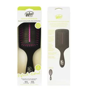 Wet Brush Refresh + Extend Paddle Detangler escova de cabelo Preto