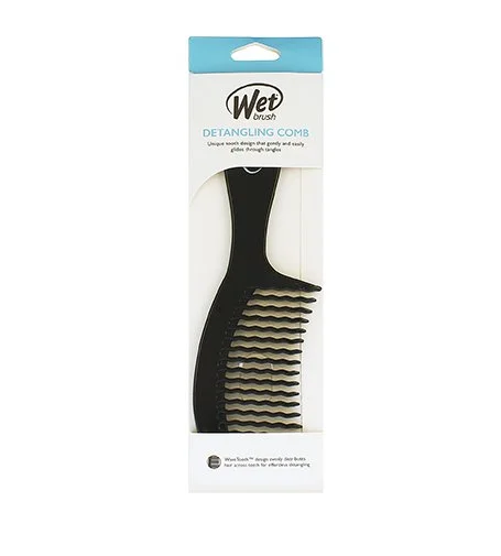 Pente desembaraçador para cabelo Preto